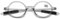 Lanomi Lesebrille Damen Herren Unisex Retro sehr Leicht Runde Sehhilfe Lesehilfe Kleine Vollrandbrille Nerd Brille Transparent Grau Lesebrillen 2.5