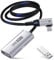 Guermok USB3.0 Video Capture Card for Streaming, PD 100W & 90 Degree USBC & Type C Adapter, 3.3ft 2K@30FPS HDMI to USB A/C Capture Devices for Oculus/Quest3 /iPad/MacoS/Switch /Ps5/4