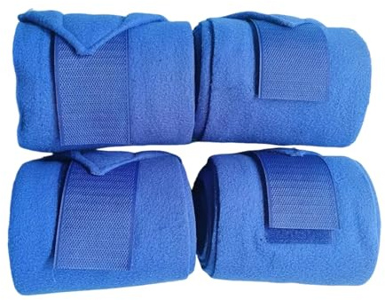 Bendaggi per Gambe Di Cavallo, 4 Pezzi Protezioni per Arti Anteriori, Protezioni Bendaggi 248 cm Equestri Supporto Tendini Equitazione