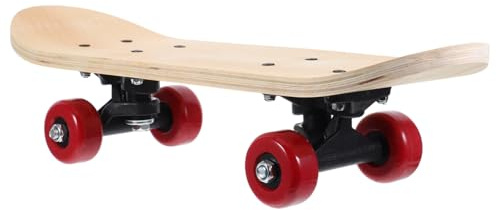 GALPADA DIY Skateboard Deck aus Lackiertem Ahornholz Doppelseitig Blanko Umweltfreundlich Handbemalbar Individuelles Skateboard für Kreative Gestaltung und Geschenkidee