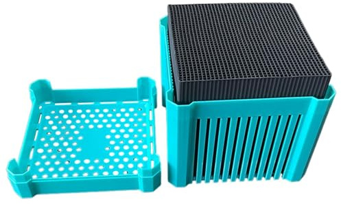 Würfelfilter Für Aquarien – Würfelfilter Für Aquarien, Filterhilfe F́ür Áquarien, Mit Holzkohle-Desodorierung, 11,2cm X 11,2cm X11,2 Cm Cm, Standardgröße + 263 G Nettogewicht, Hochleistungs-PP Und Ant