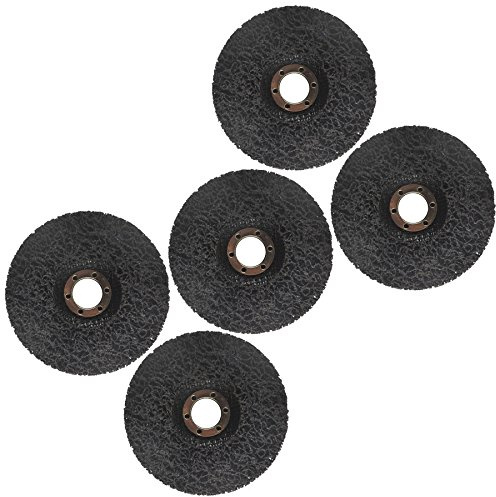 115mm Clean and Strip Disc Rust Paint Welding Spatter Removal Angle Grinder 5pk