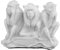 danila-souvenirs marmor Statue Figur - DREI weise Affen - sehen, hören, sprechen Nichts Böses 11 cm