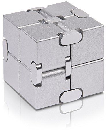 JOEYANK Fidget Cube New Version Fidget Finger Toys - Metal Infinity Cube Prime for Stress and Anxiety Relief/ADHD, Ultra Durable Sensory Gifts for Adults and Teens Kids
