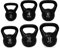 EXTREME FITNESS Vinyl Kettlebell Strength Weight Fitness Home Gym Workouts Kettlebells 2-24kg (10kg)