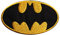 KHILJEE COLLECTION Batman-Logo Superhelden-Aufnäher, 5 x 8,5 cm, Dunkelblau, Mittel, 1 Stück