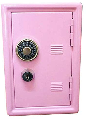 YEZINB Kreative Sparschwein Mini Spardose Passwort Digitale Münzen Bareinzahlung Kinder Neujahr Geschenk Sparen Safe Sicherheit, Rosa