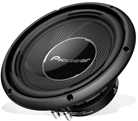 Pioneer TS-A25S4 1200W 10 A-Series Subwoofer per auto, bobina singola 4Ω