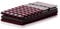 DecoKing Louie Lot de 3 torchons de Cuisine avec Crochet de Suspension 100% Coton 50 x 70 cm, Coton, Bordeaux et Noir, 3er Set