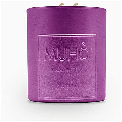 MUHA' | Duftkerze im Glas, Vanille und Lakritze, Raumduft, Format 70 g