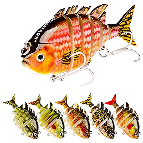 Joyeee 1 Stück Angelköder Forelle, Langsam/Sinkend Schwimmend/Sinkende Oberflächenköder für Süßwasser-Salzwasser-Fischen, für Hecht Makrele Dorsch Forelle Barsch Köder