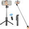GRIFEMA GB1003 Selfie Bluetooth - Trepied Telephone Universel 3 en 1, Selfie Stick Télécommande sans Fil, Perche a Selfie Réglable Extensible, Noir