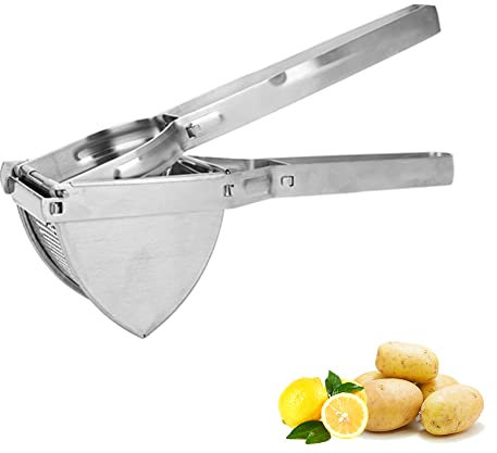 KUIKUI - Passapatate, schiacciapatate professionale grande, schiacciapatate in acciaio inox commerciale, grande purea di frutta e verdura, staccabile, cucina commerciale e domestica