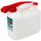 SPARES2GO Fuel Can Petrol Diesel Jerry Canister with Flexible Spout (5L)