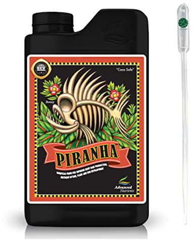 IVORYS-GARDEN Advanced Nutrients Piranha 250 ml Wurzeldünger Grow und Bloom Wurzelaktivator Wurzelsaft Big Root Duenger Hydro Coco & Erde Light Mix Koko Dünger hydroponic Juice