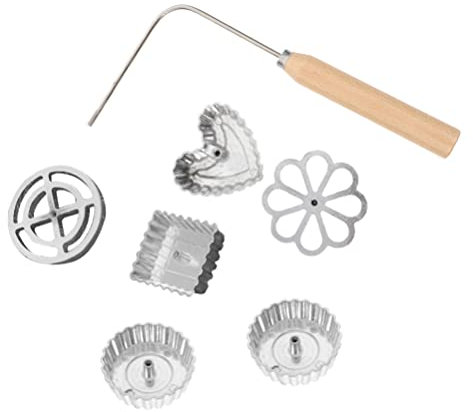 Zerodeko 1 Juego Molde para freír Kitchen Gadgets panelas cozinha sartén para panqueques timbale Hierro Herramienta Guirnalda Accesorios de Cocina Molde de Masa frita Vidrio