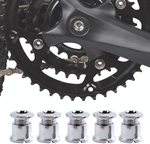 Tuercas de Plato de Bielas Chain Manivela Tornillos Manivela Tornillos del Brazo Tornillo de Disco de Bicicleta para Juegos de Bielas para Ejes Bicicletas de Carretera de Montaña al Aire Libre