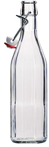 500ml Clear Costalata Swing Top Bottle
