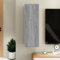 INLIFE TV-Schrank Grau Sonoma 30,5x30x90 cm Holzwerkstoff,Grau,13.6KG