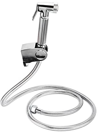 Tissting Pommeau de Douche Portable, Kit de Douche Étanche en Cuivre avec Tuyau de 1,5M G1/2 pour Camping-Car, Van, Bateau, Facile à Installer et Haute Pression