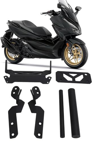Gugxiom Motorrad-Handyhalterung, Schnellverschluss-Handyhalterung für Motorrad, Moped-Roller, Rückspiegel-Handyhalterung, Passend für Forza 350 2021–2023, NSS350 2021–2023