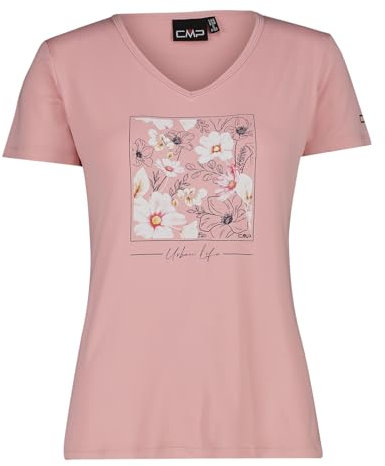 CMP Damen Print T-Shirt, rose, S