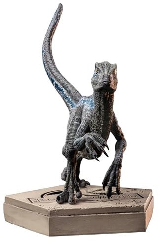 Iron Studios Statue Icons Velociraptor Blue A Jurassic World, 9 cm, 618231952045