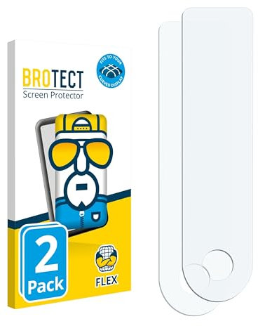BROTECT 2 Stück Full-Cover Schutzfolie für Xiaomi Mi 4 E-Scooter Full-Screen Displayschutz-Folie [3D Curved, Anti-Fingerprint, Kristall-Klar]