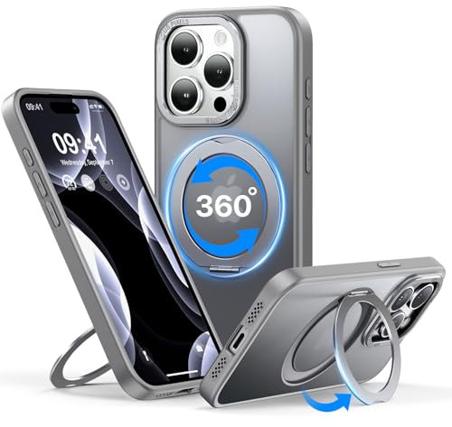 QTlier für iPhone Hülle (Gray, iPhone 15 Pro)