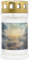 Bolsius Lot de 6 bougies funéraires - Avec motif - Ciel - Longueur de combustion : 3 jours - Bougie funéraire et mémorial - Combustion propre - Sans huile de palme, Blanc.