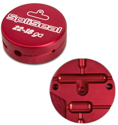 SpliSeal Dual Cavity 22–18 AWG Hanger & Ring Connector Splice Mold