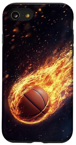 Basketball Fire Sports Slamdunk Case for iPhone SE (2020) / 7 / 8