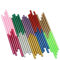 GLSTOY 50pcs Glitter Hot Melt Glue Sticks Vibrant Colors Grey Gold Red Rose Red Blackish for Crafting and Repairs