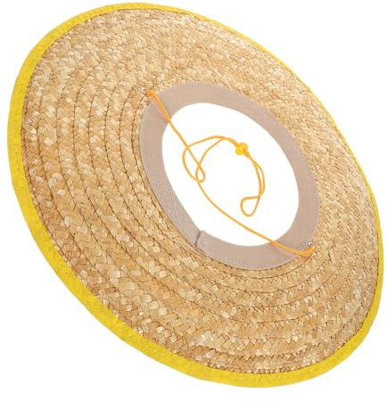 HOMSFOU Schutzhelm Schatten pädiprotect schutzzelt Relief Cap Sicherheitshelm kemping Wasserdicht Flagge Visiere UV Helm Sonnenschutz Visier Schutzhelmschirm mit voller Krempe Stroh Khaki