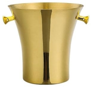 Stainless Steel Ice Bucket for Home Bars Party Champagne and Wine Cooler Gold Color