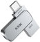 SSK 64GB USB C Stick bis zu 240 MB/s, Dual Memory Stick USB 3.2 Typ-C und USB-A Handy Speicherstick, Jump Flash Drive für iPhone 15/16Pro/Win/Android mit Wasser, Staub und Fallschutz