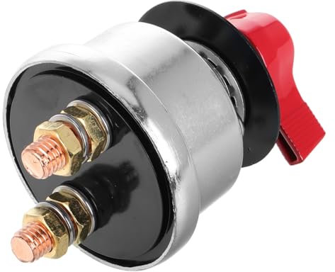 HORIALENCE 1 Ensemble d'alimentation principal coupe-circuit automobile antidémarreur coupure d'urgence du bateau coupe-circuit pour bateau alliage d'aluminium