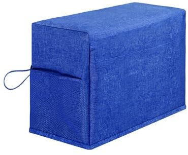 Abdeckhaube für Nähmaschinen,Nähmaschinenabdeckung Anti-Staub mit Taschen Staubschutzhülle Kompatible Abdeckung,Staubschutz, für die meisten Standard-Nähmaschinen (Blau)