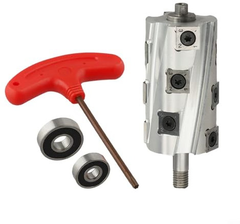 Aluminium Spiralschneider Elektrische Hobelwelle für Dongcheng für FF82x1, Perfektes Werkzeug für Holzbearbeitungsbegeisterte