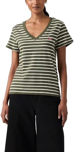 Perfect Vneck Emily Stripe Deep Depths S