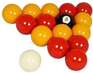 QLoztyse Set Completo di 16 Palle da Biliardo, Palle da Snooker Professionali da 2 Pollici per Competizioni.