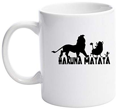 LBS4ALL Hakuna Matata - Tazza in ceramica Il re leone, 311,8 ml, 311,8 ml
