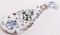 Crazy Farm Repose-cuillère en céramique décoré à la main Motif animaux de la ferme 22 cm