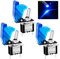 Taiss/3 Stück Kippschalter 12V DC 20A Blau LED Wippschalter beleuchtet 3 Pin EIN/AUS SPST mit blauer wasserdichter Sicherheitsabdeckung ASW-07D-BU+MZ