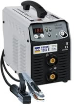 GYS, PROGYS 183E, Saldatrice Elettrodo Rivestito 180A Monofase 230 V (MMA), TIG DC Lift, MMA Pulsata, Digitale, con Valigia, Portaelettrodo, Cavo di Massa