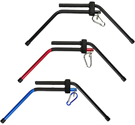 Aluminiumlegierung Bogenständer Bogen Seitenständer Bogen Halter für Compound Bögen (Schwarz)