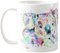 Koala Watercolour Rainbow Art Wildlife - Taza de regalo, cumpleaños, trabajo, oficina, té de Navidad (blanco)