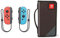 Nintendo Switch Controller Set da 2 Joystick, Rosso e Blu + Custodia Folio