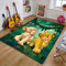 hengyuanxiang Baby Lion King Simba Print Rutschfester Teppich Anime Print Spielmatte Badezimmermatten C3388 60X90Cm