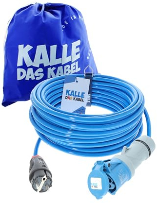 CEE Adapterleitung Kalle Blue Extreme SCHUKO auf CEE 3G 2,5mm² 25 Meter